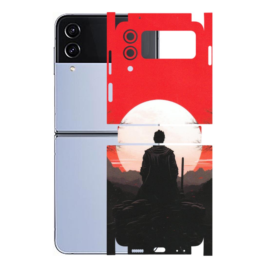 Samsung M/F/Note/Flip and C Phone Skins (All Models) - Samurai Anime - Matte Finish (M-141) Samsung Galaxy Z Flip 4