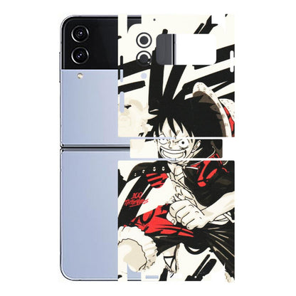 Samsung M/F/Note/Flip and C Phone Skins (All Models) - Monkey D.Luffy Manga Anime - Matte Finish (M-145) Samsung Galaxy Z Flip 4