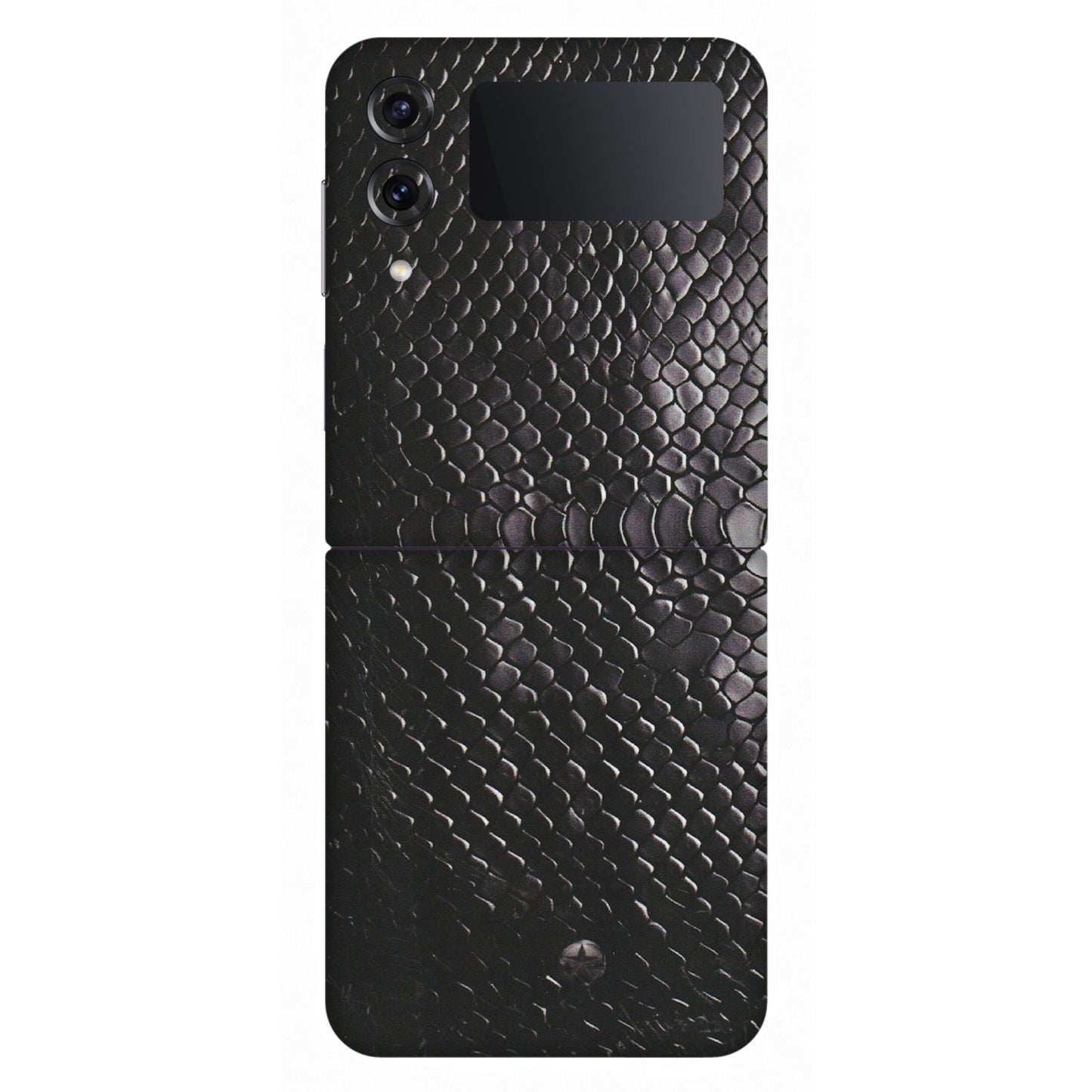 Samsung M/F/Note/Flip and C Phone Skins (All Models) - Black Snack Leather - Matte Finish (M-147) Samsung Galaxy Z Flip 4