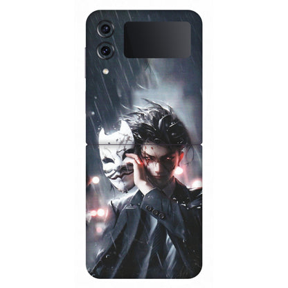 Samsung M/F/Note/Flip and C Phone Skins (All Models) - Kimestsu No Yaiba Anime - Matte Finish (M-154) Samsung Galaxy Z Flip 4