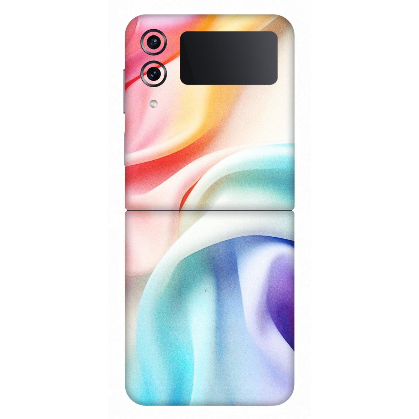 Samsung M/F/Note/Flip and C Phone Skins (All Models) - Colourful Silk Cloth - Matte Finish (M-165) Samsung Galaxy Z Flip 4