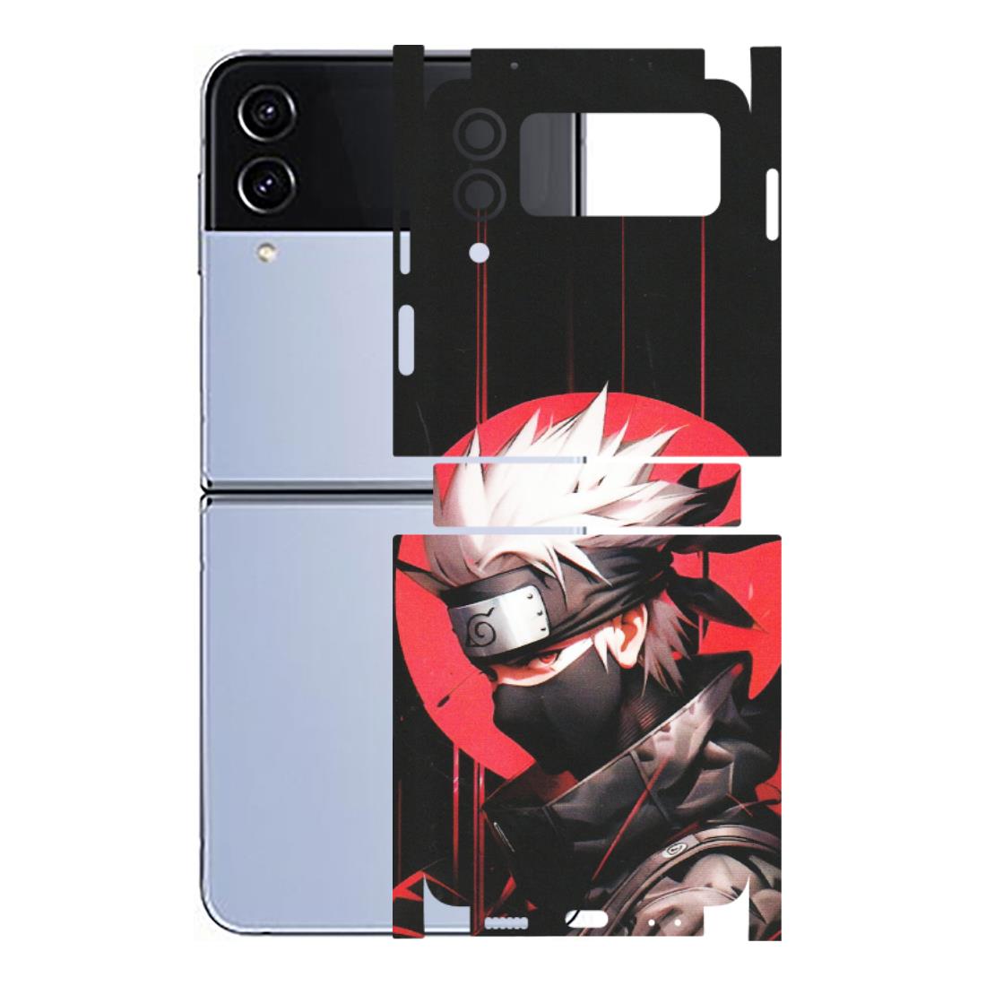 Samsung M/F/Note/Flip and C Phone Skins (All Models) - Naruto Anime Blood - Matte Finish (M-170) Samsung Galaxy Z Flip 4