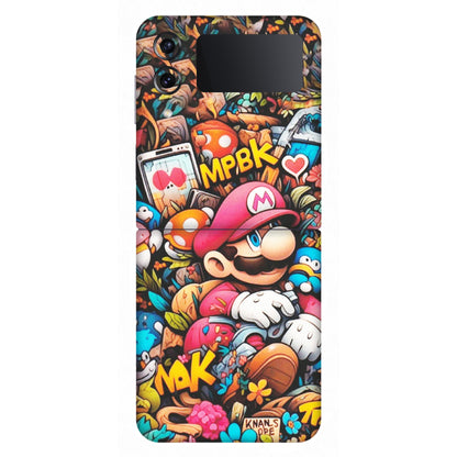 Samsung M/F/Note/Flip and C Phone Skins (All Models) - Super Mario Bros Artistic - Matte Finish (M-173) Samsung Galaxy Z Flip 4