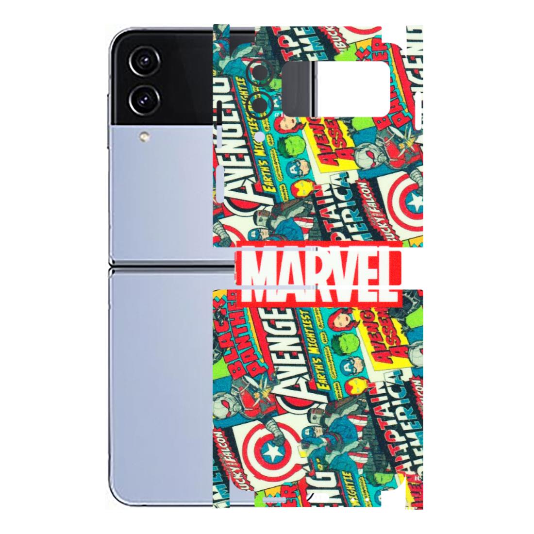 Samsung M/F/Note/Flip and C Phone Skins (All Models) - Marvel Comic Lover - Matte Finish (M-30) Samsung Galaxy Z Flip 4