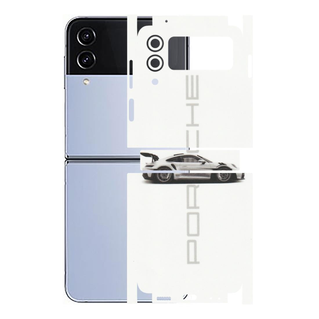 Samsung M/F/Note/Flip and C Phone Skins (All Models) - Porche Car Lover - Matte Finish (M-31) Samsung Galaxy Z Flip 4