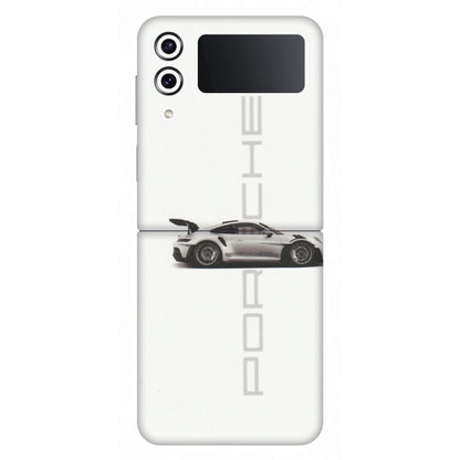 Samsung M/F/Note/Flip and C Phone Skins (All Models) - Porche Car Lover - Matte Finish (M-31) Samsung Galaxy Z Flip 4