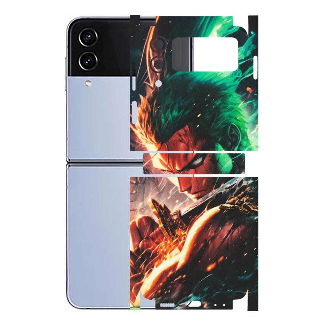 Samsung M/F/Note/Flip and C Phone Skins (All Models) - Anime Gojo Sword - Matte Finish (M-32) Samsung Galaxy Z Flip 4