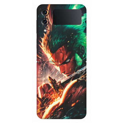 Samsung M/F/Note/Flip and C Phone Skins (All Models) - Anime Gojo Sword - Matte Finish (M-32) Samsung Galaxy Z Flip 4
