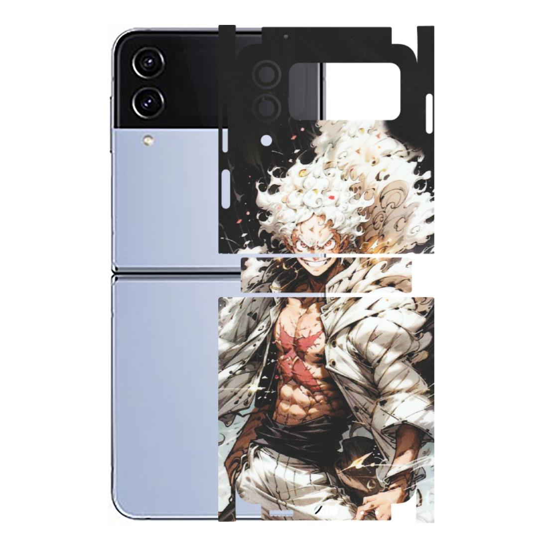 Samsung M/F/Note/Flip and C Phone Skins (All Models) - Anime Angry Classy Character - Matte Finish (M-34) Samsung Galaxy Z Flip 4
