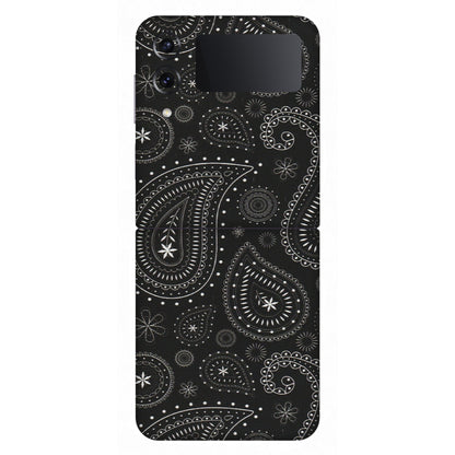 Samsung M/F/Note/Flip and C Phone Skins (All Models) - Black Sober Kerry - Matte Finish (M-37) Samsung Galaxy Z Flip 4