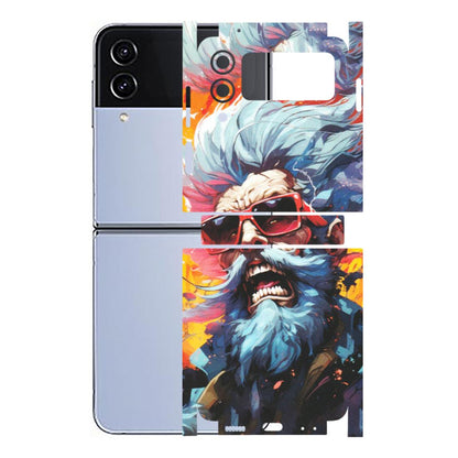 Samsung M/F/Note/Flip and C Phone Skins (All Models) - Daddy Cool Character - Matte Finish (M-43) Samsung Galaxy Z Flip 4