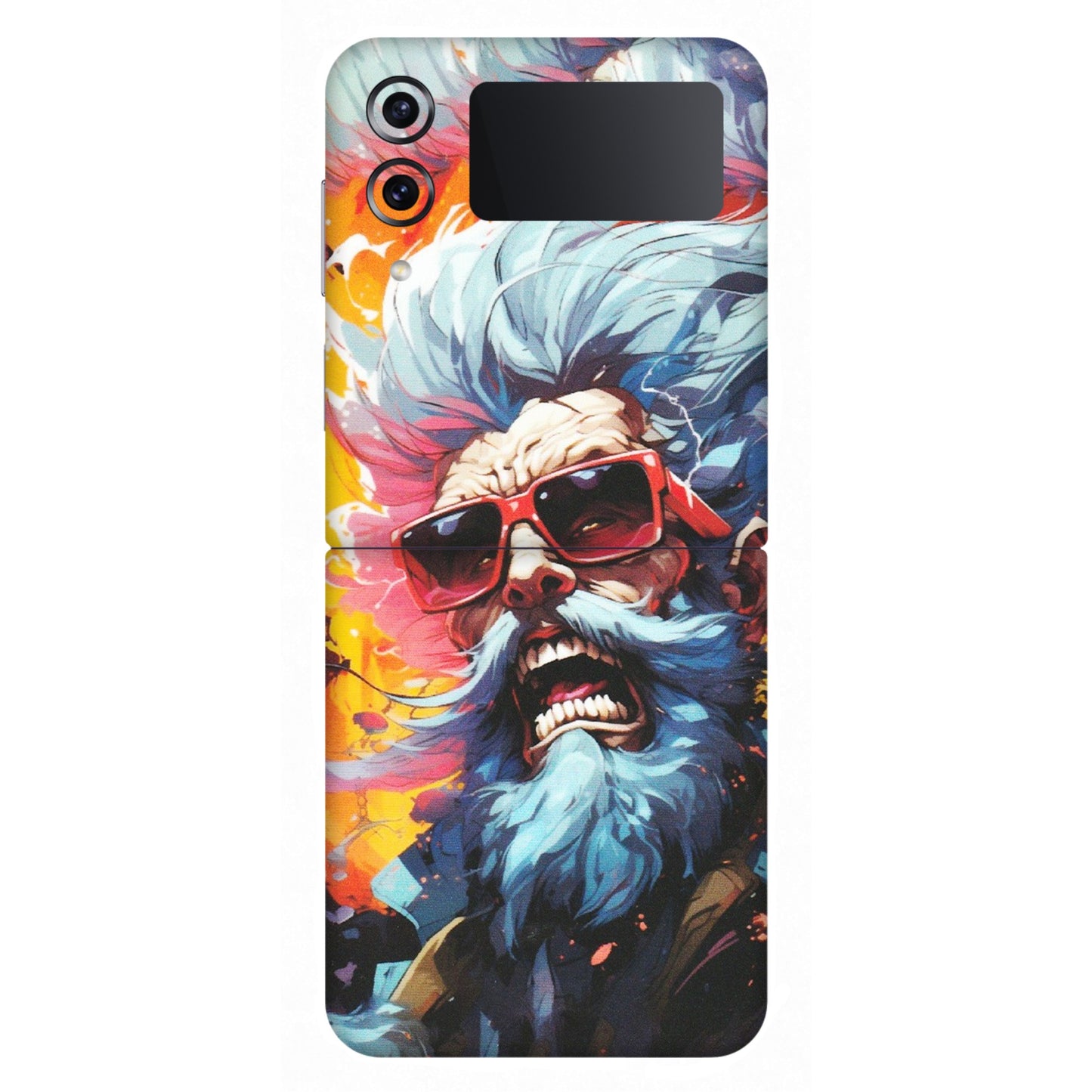 Samsung M/F/Note/Flip and C Phone Skins (All Models) - Daddy Cool Character - Matte Finish (M-43) Samsung Galaxy Z Flip 4