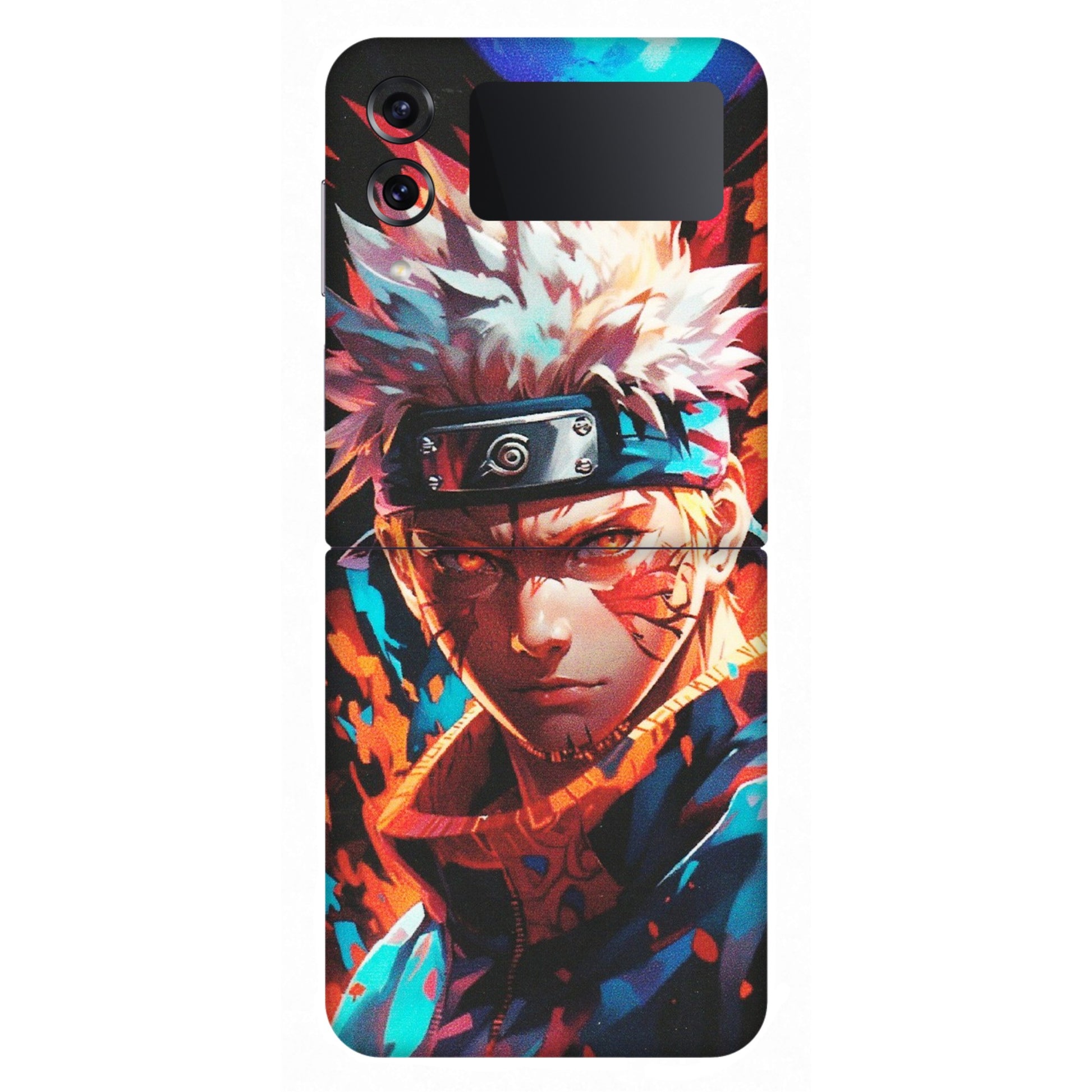 Samsung M/F/Note/Flip and C Phone Skins (All Models) - Anime Ferocious Character - Matte Finish (M-44) Samsung Galaxy Z Flip 4