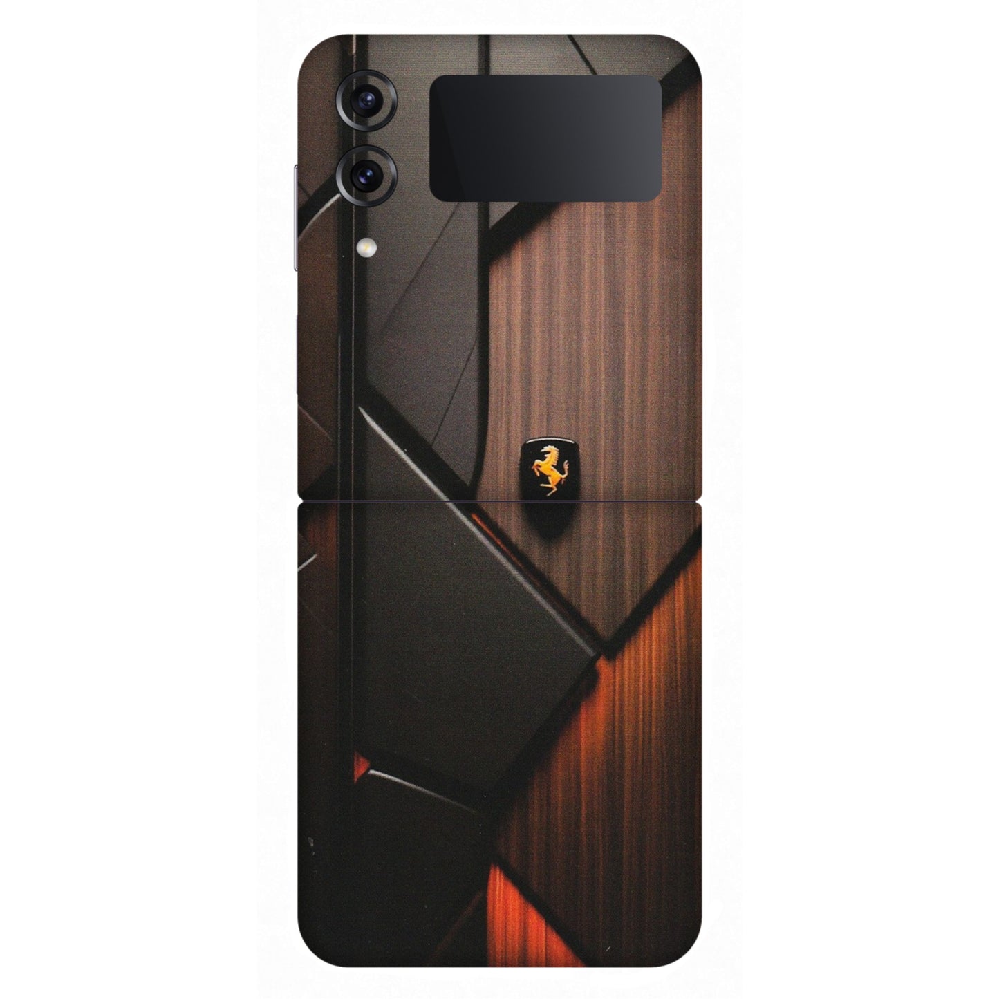 Samsung M/F/Note/Flip and C Phone Skins (All Models) - Lambo Beauty Wood Pattern Sober - Matte Finish (M-51) Samsung Galaxy Z Flip 4