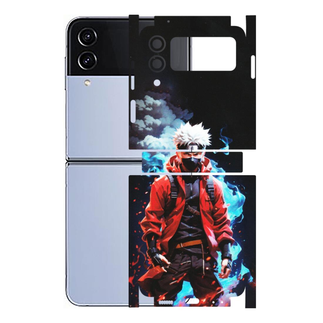 Samsung M/F/Note/Flip and C Phone Skins (All Models) - Kakashi Hatake Naruto - Matte Finish (M-60) Samsung Galaxy Z Flip 4