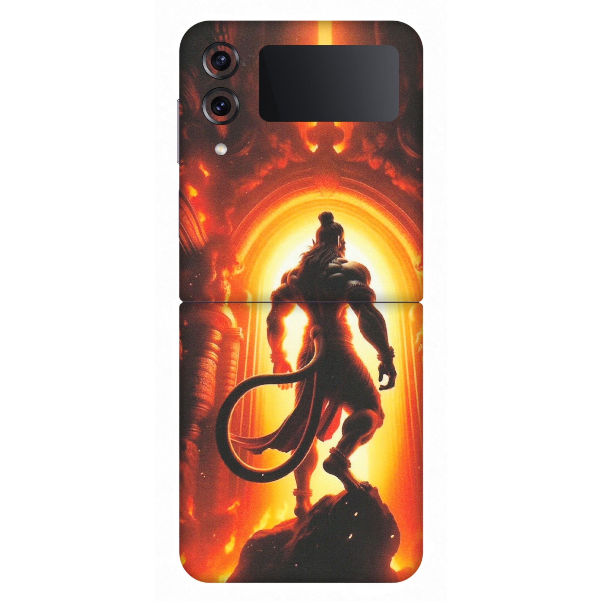 Samsung M/F/Note/Flip and C Phone Skins (All Models) - HanumanJi - Matte Finish (M-06) Samsung Galaxy Z Flip 4