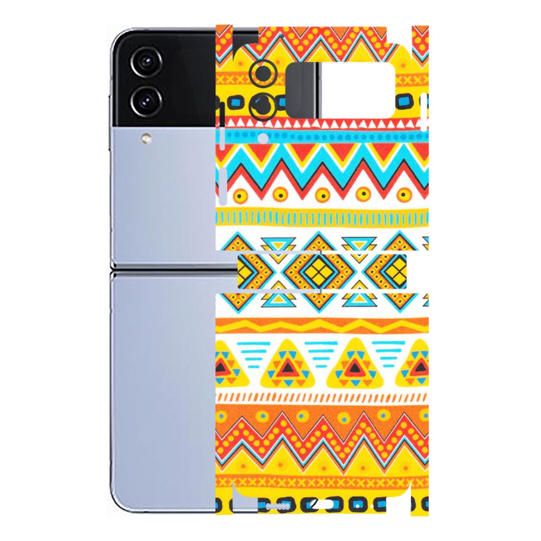 Samsung M/F/Note/Flip and C Phone Skins (All Models) - Mexican Abstract - Matte Finish (M-71) Samsung Galaxy Z Flip 4