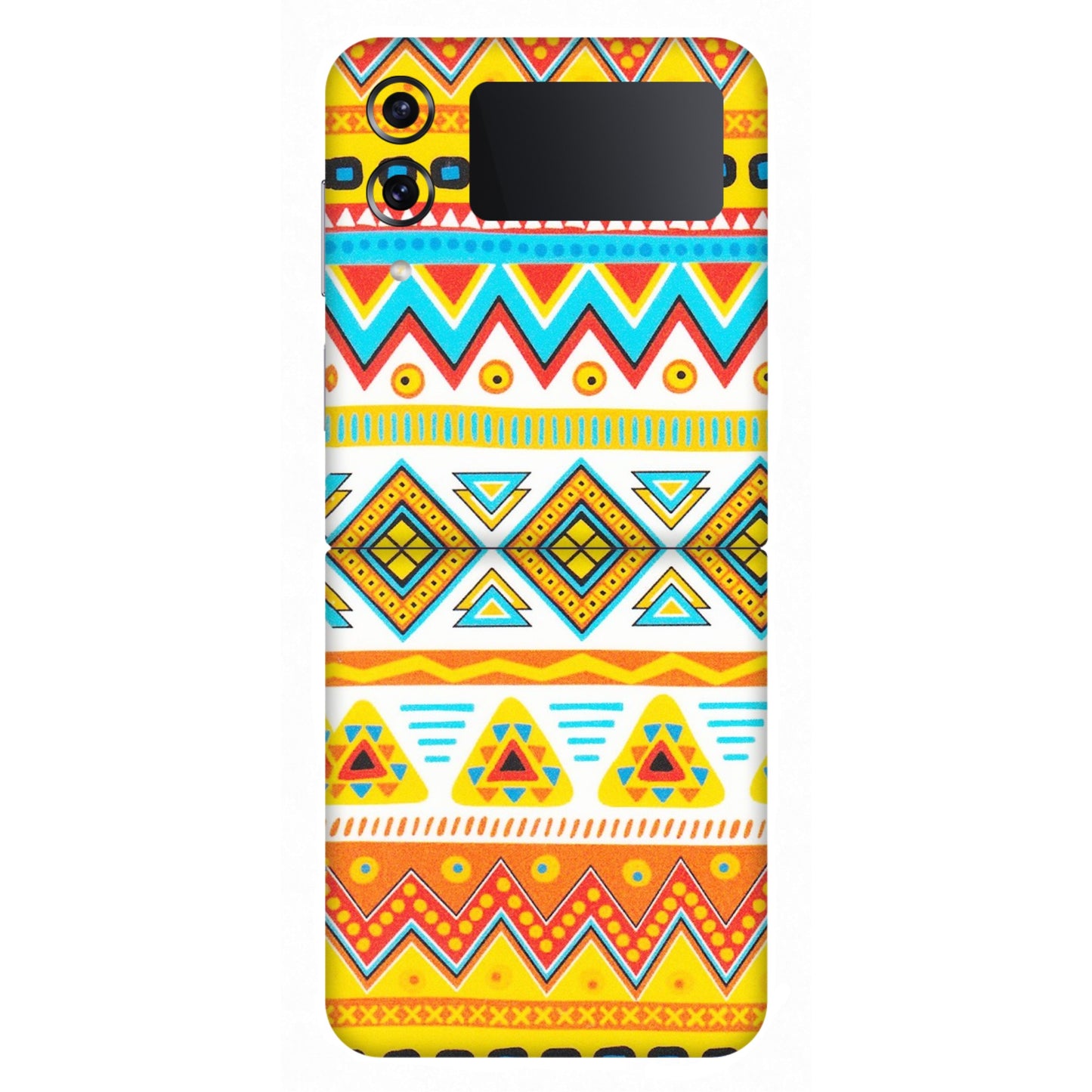 Samsung M/F/Note/Flip and C Phone Skins (All Models) - Mexican Abstract - Matte Finish (M-71) Samsung Galaxy Z Flip 4