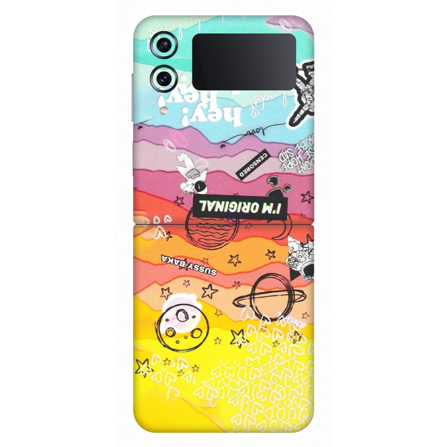 Samsung M/F/Note/Flip and C Phone Skins (All Models) - The Original Astronaut - Matte Finish (M-79) Samsung Galaxy Z Flip 4