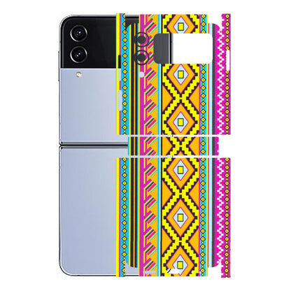 Samsung M/F/Note/Flip and C Phone Skins (All Models) - Thai illustration - Matte Finish (M-89) Samsung Galaxy Z Flip 4