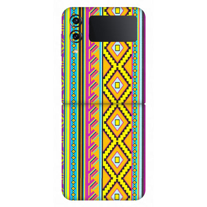 Samsung M/F/Note/Flip and C Phone Skins (All Models) - Thai illustration - Matte Finish (M-89) Samsung Galaxy Z Flip 4