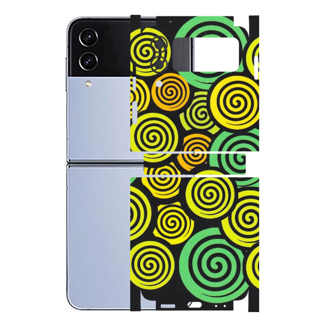 Samsung M/F/Note/Flip and C Phone Skins (All Models) - Crazy Spiral - Matte Finish (M-91) Samsung Galaxy Z Flip 4