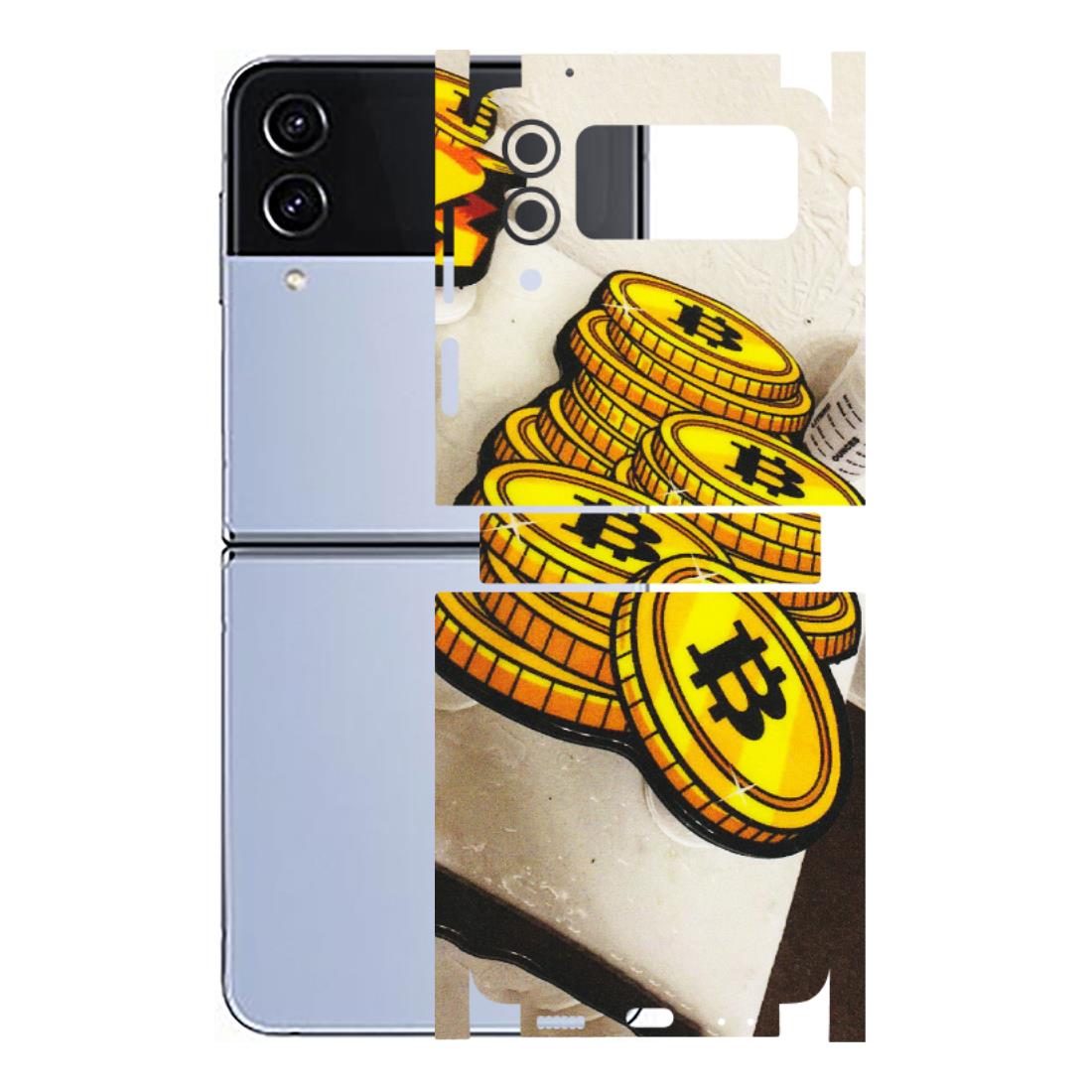 Samsung M/F/Note/Flip and C Phone Skins (All Models) - Billionaire Bitcoin Collection - Matte Finish (M-92) Samsung Galaxy Z Flip 4