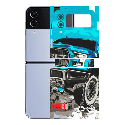 Samsung M/F/Note/Flip and C Phone Skins (All Models) - Off Roading Lover - Matte Finish (M-95) Samsung Galaxy Z Flip 4