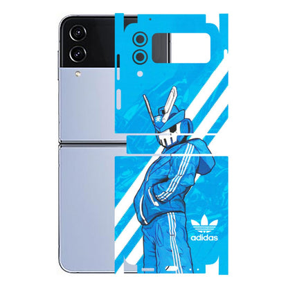Samsung M/F/Note/Flip and C Phone Skins (All Models) - Battle of Adidas - Matte Finish (M-98) Samsung Galaxy Z Flip 4