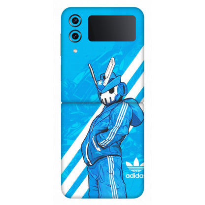 Samsung M/F/Note/Flip and C Phone Skins (All Models) - Battle of Adidas - Matte Finish (M-98) Samsung Galaxy Z Flip 4