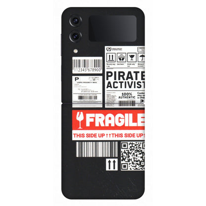 Samsung M/F/Note/Flip and C Phone Skins (All Models) - Handle With Care - Matte Finish (M-99) Samsung Galaxy Z Flip 4