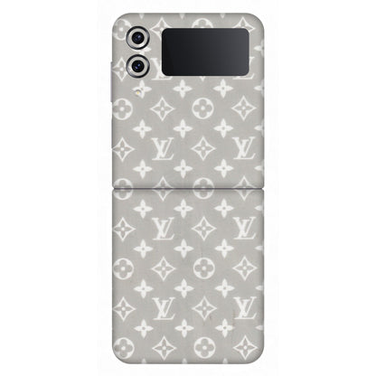 Samsung M/F/Note/Flip and C Phone Skins (All Models) - Luxury Brands Logo - Transparent Finish (T-07) Samsung Galaxy Z Flip 4