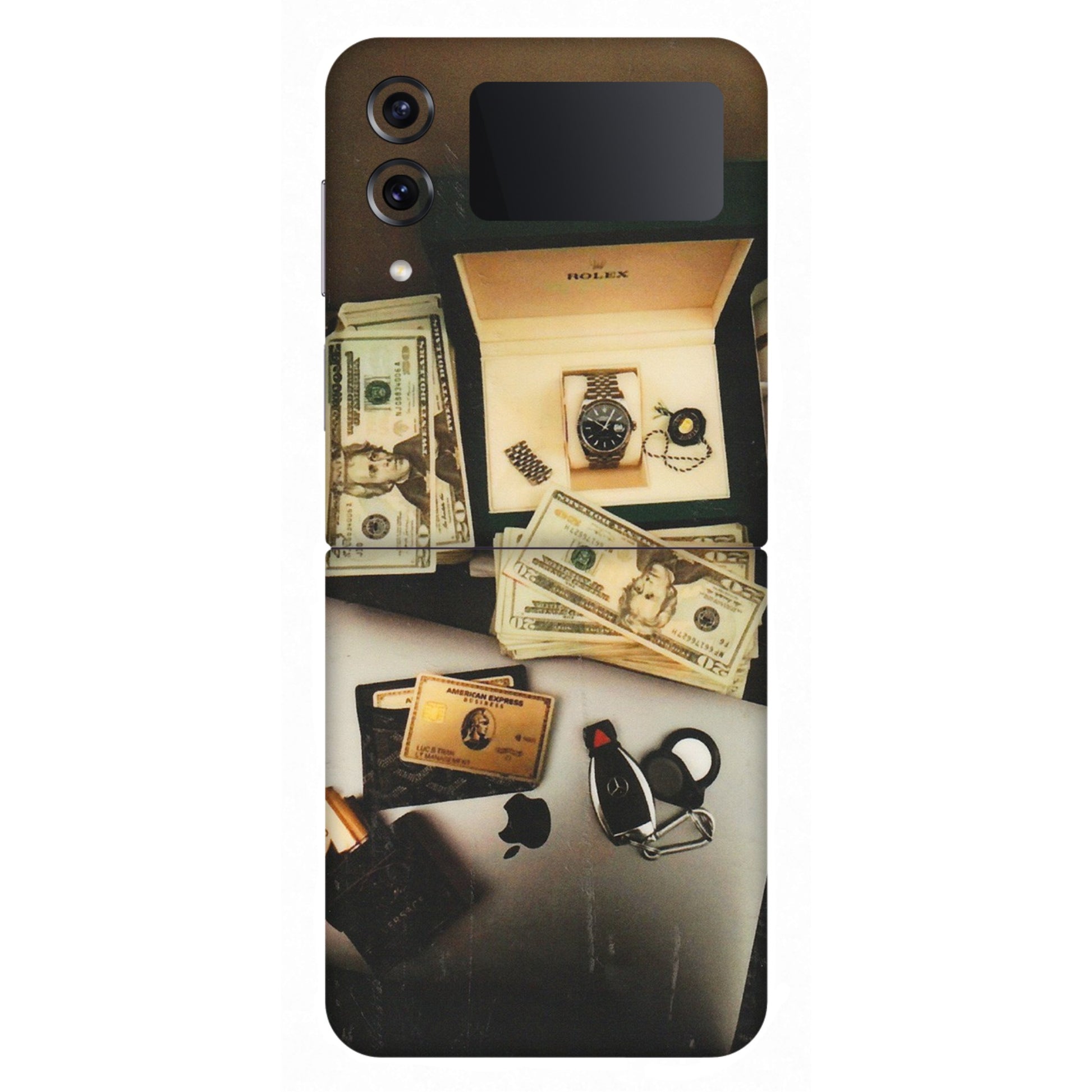 Samsung M/F/Note/Flip and C Phone Skins (All Models) - Luxury Lifestyle - Transparent Finish (T-11) Samsung Galaxy Z Flip 4