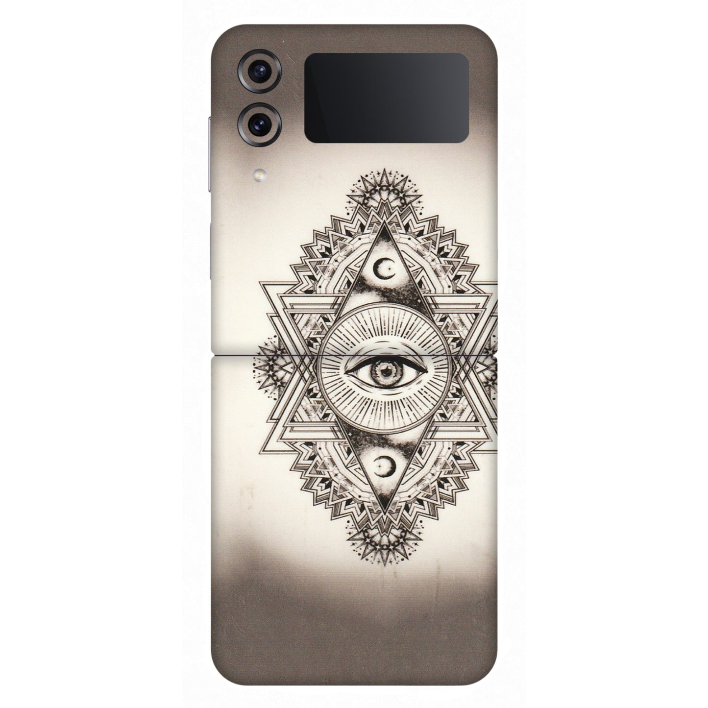 Samsung M/F/Note/Flip and C Phone Skins (All Models) - Illuminati Great Eye - Transparent Finish (T-14) Samsung Galaxy Z Flip 4