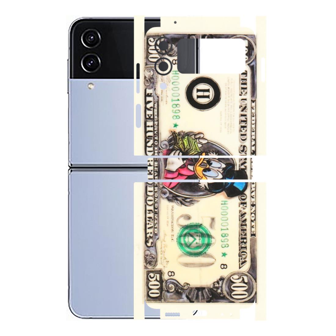 Samsung M/F/Note/Flip and C Phone Skins (All Models) - Five Hundred Dollar Duck - Transparent Finish (T-15) Samsung Galaxy Z Flip 4