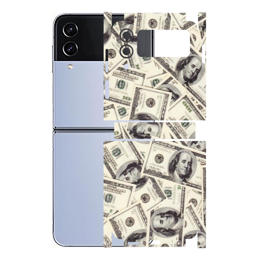 Samsung M/F/Note/Flip and C Phone Skins (All Models) - Dollar Lover - Transparent Finish (T-17) Samsung Galaxy Z Flip 4