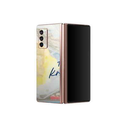 Samsung M/F/Note/Flip and C Phone Skins (All Models) - Hare Krishna - 3D Embossed Finish (L-03) Samsung Galaxy Z Fold 2