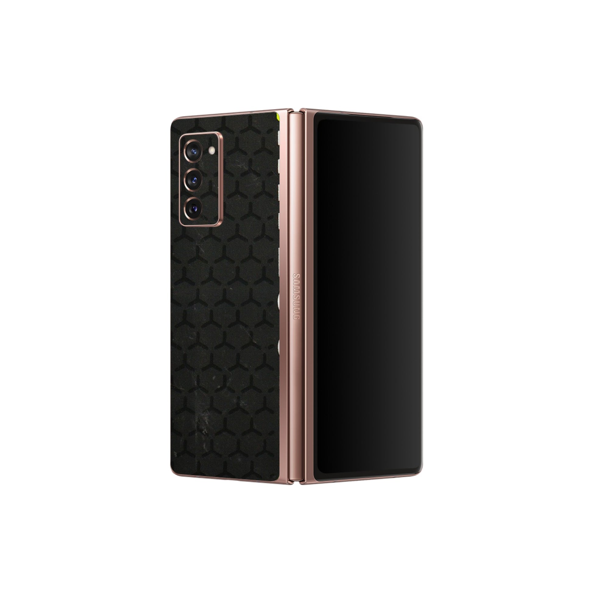 Samsung M/F/Note/Flip and C Phone Skins (All Models) - Just Be Awesome - 3D Embossed Finish (L-101) Samsung Galaxy Z Fold 2