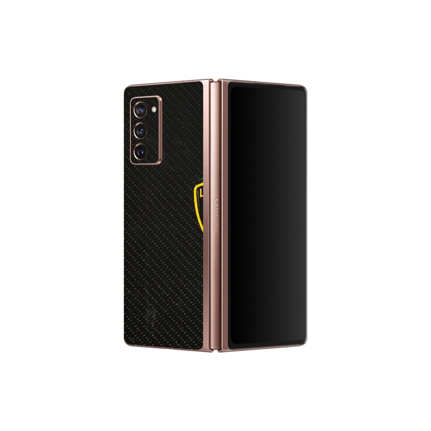 Samsung M/F/Note/Flip and C Phone Skins (All Models) - Dotted Lambo - 3D Embossed Finish (L-105) Samsung Galaxy Z Fold 2
