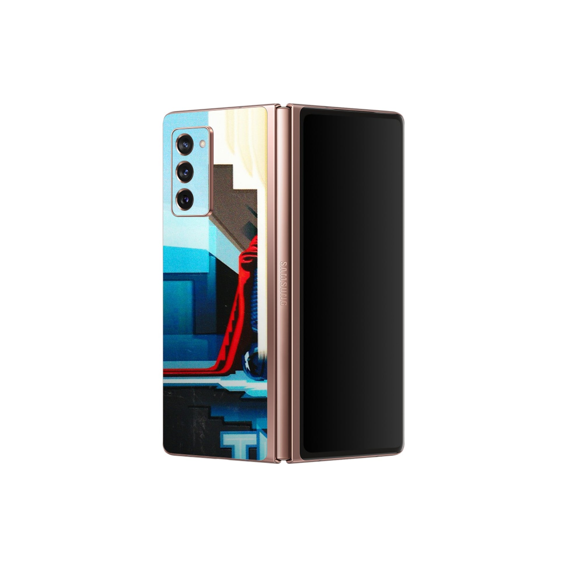 Samsung M/F/Note/Flip and C Phone Skins (All Models) - Thor - 3D Embossed Finish (L-137) Samsung Galaxy Z Fold 2