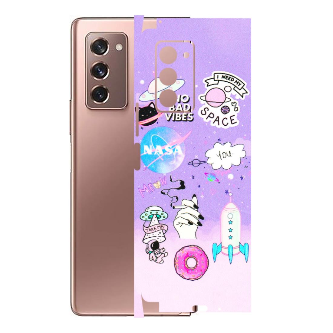Samsung M/F/Note/Flip and C Phone Skins (All Models) - I Need My Nasa Skin - 3D Embossed Finish (L-149) Samsung Galaxy Z Fold 2