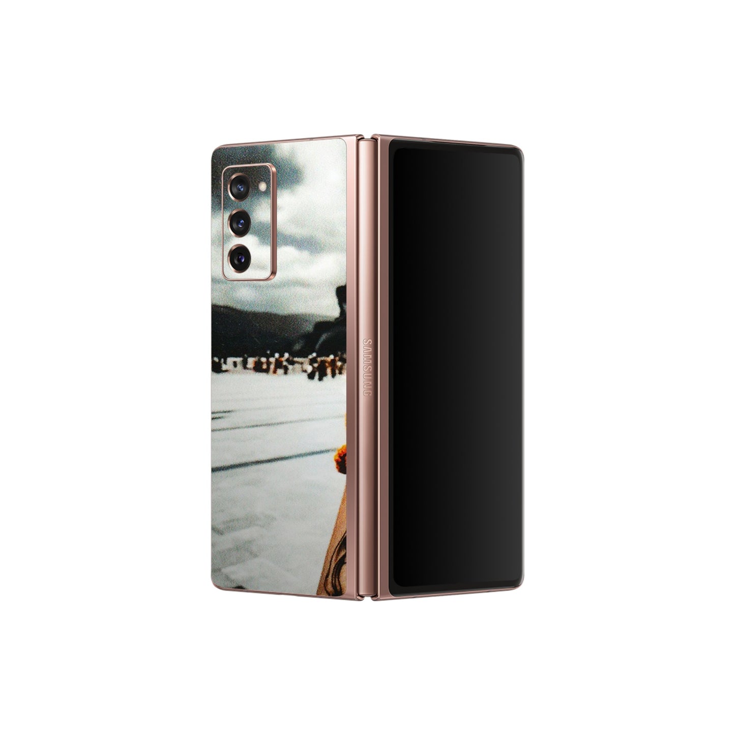 Samsung M/F/Note/Flip and C Phone Skins (All Models) - Jai Adiyogi Mahakaal - 3D Embossed Finish (L-164) Samsung Galaxy Z Fold 2