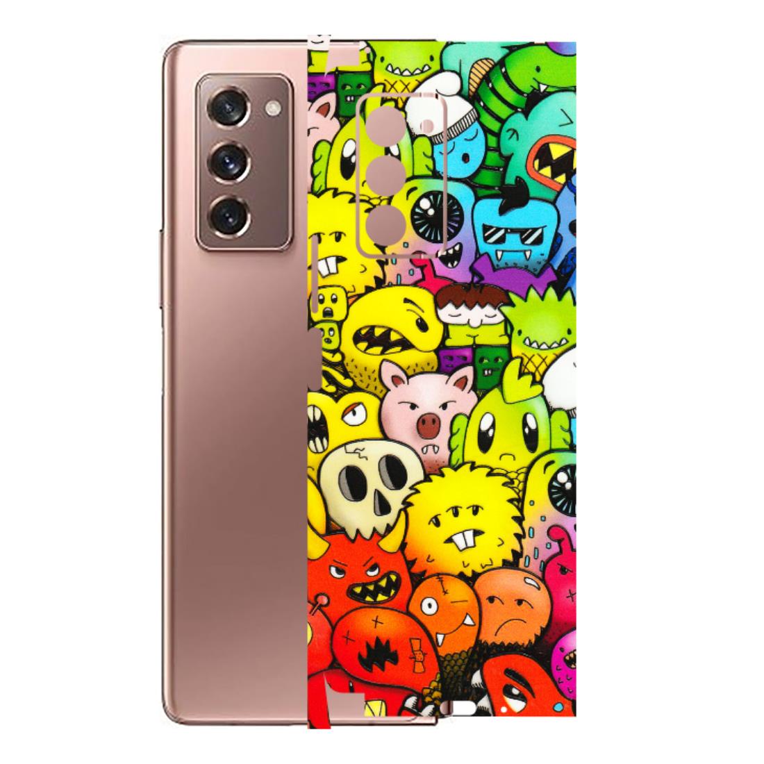 Samsung M/F/Note/Flip and C Phone Skins (All Models) - Angry Funkies - 3D Embossed Finish (L-169) Samsung Galaxy Z Fold 2