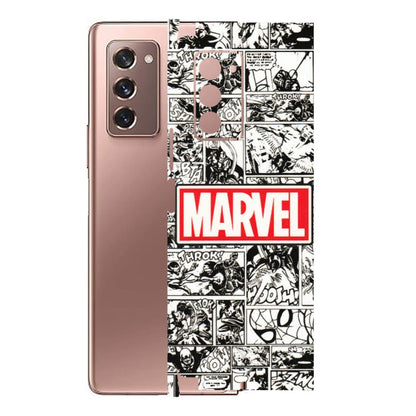 Samsung M/F/Note/Flip and C Phone Skins (All Models) - Marvel Comic - 3D Embossed Finish (L-171) Samsung Galaxy Z Fold 2