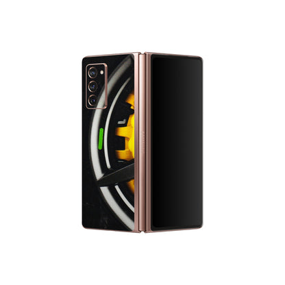 Samsung M/F/Note/Flip and C Phone Skins (All Models) - Ferrari Wheel Alloy - 3D Embossed Finish (L-173) Samsung Galaxy Z Fold 2