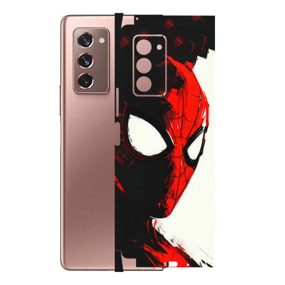 Samsung M/F/Note/Flip and C Phone Skins (All Models) - Spiderman Killer Face - 3D Embossed Finish (L-17) Samsung Galaxy Z Fold 2