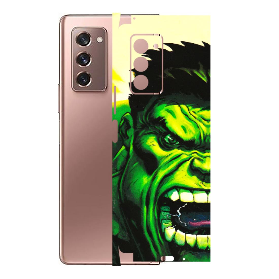 Samsung M/F/Note/Flip and C Phone Skins (All Models) - Hulk - 3D Embossed Finish (L-180) Samsung Galaxy Z Fold 2