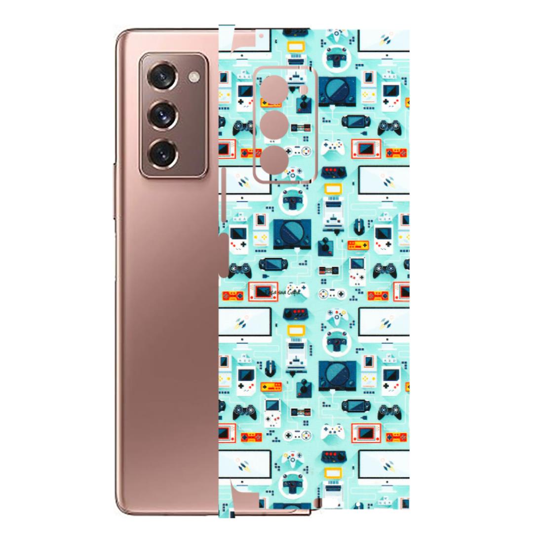 Samsung M/F/Note/Flip and C Phone Skins (All Models) - Gadgets Doodle - 3D Embossed Finish (L-184) Samsung Galaxy Z Fold 2