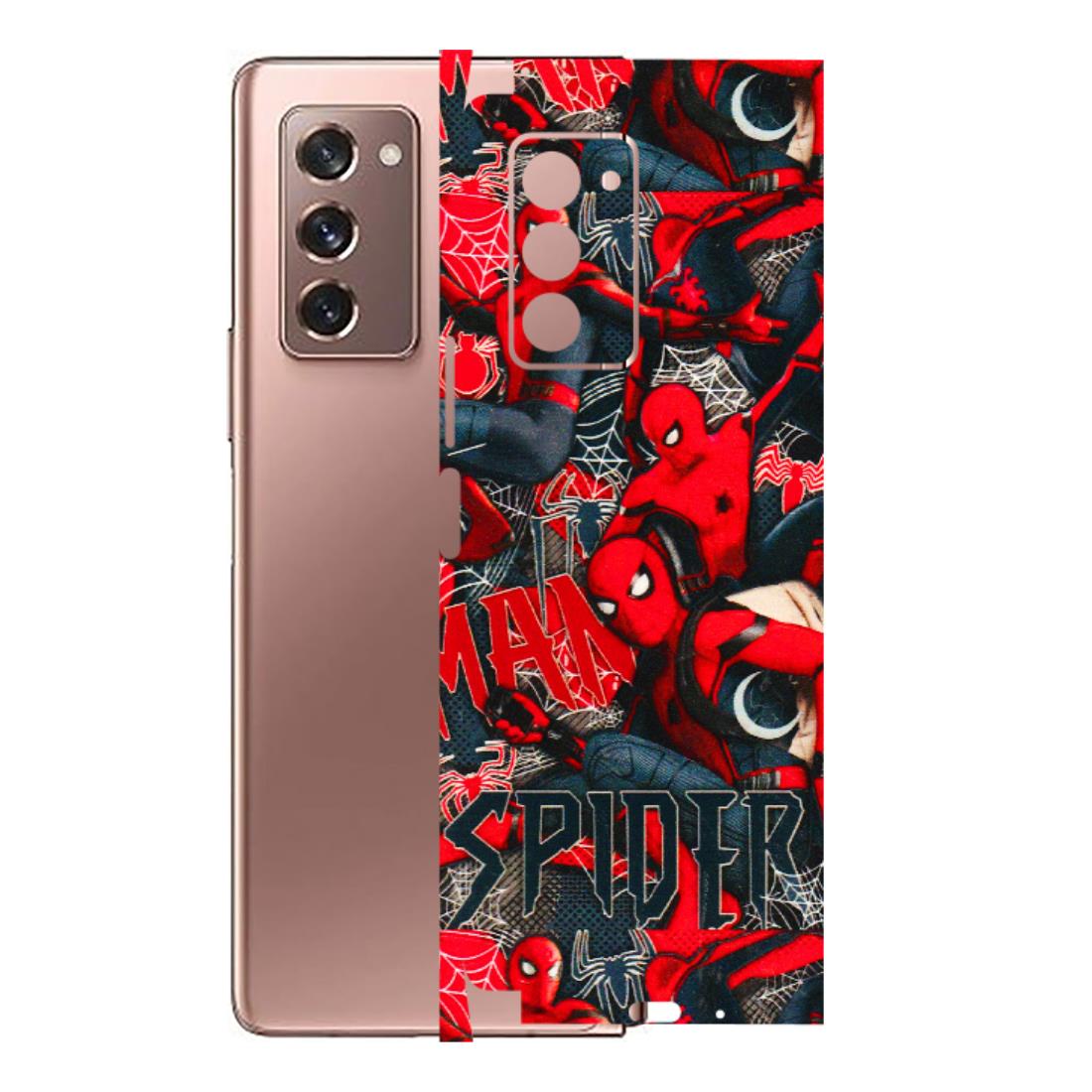 Samsung M/F/Note/Flip and C Phone Skins (All Models) - SpiderMan Cool - 3D Embossed Finish (L-188) Samsung Galaxy Z Fold 2