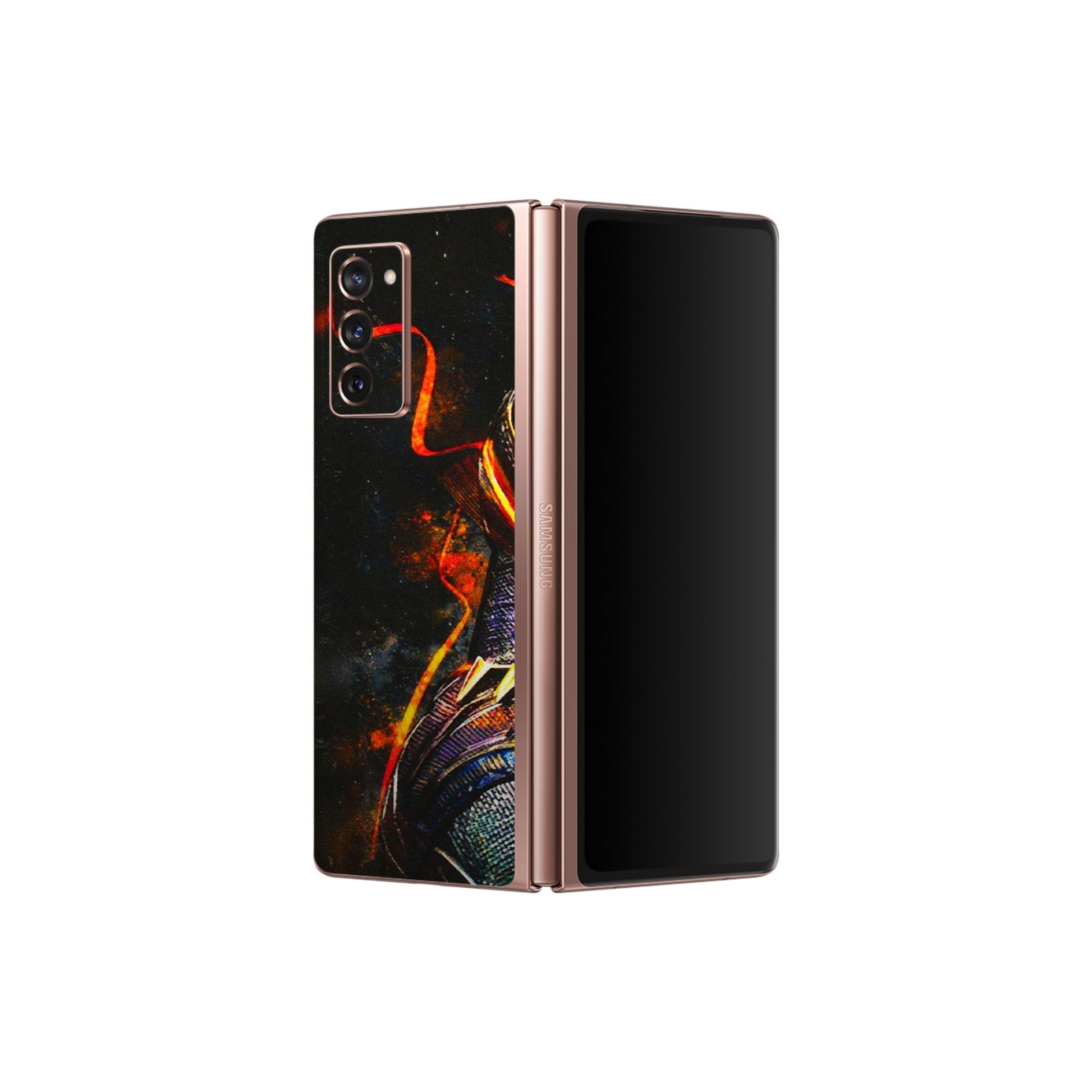 Samsung M/F/Note/Flip and C Phone Skins (All Models) - Black Panther - 3D Embossed Finish (L-190) Samsung Galaxy Z Fold 2
